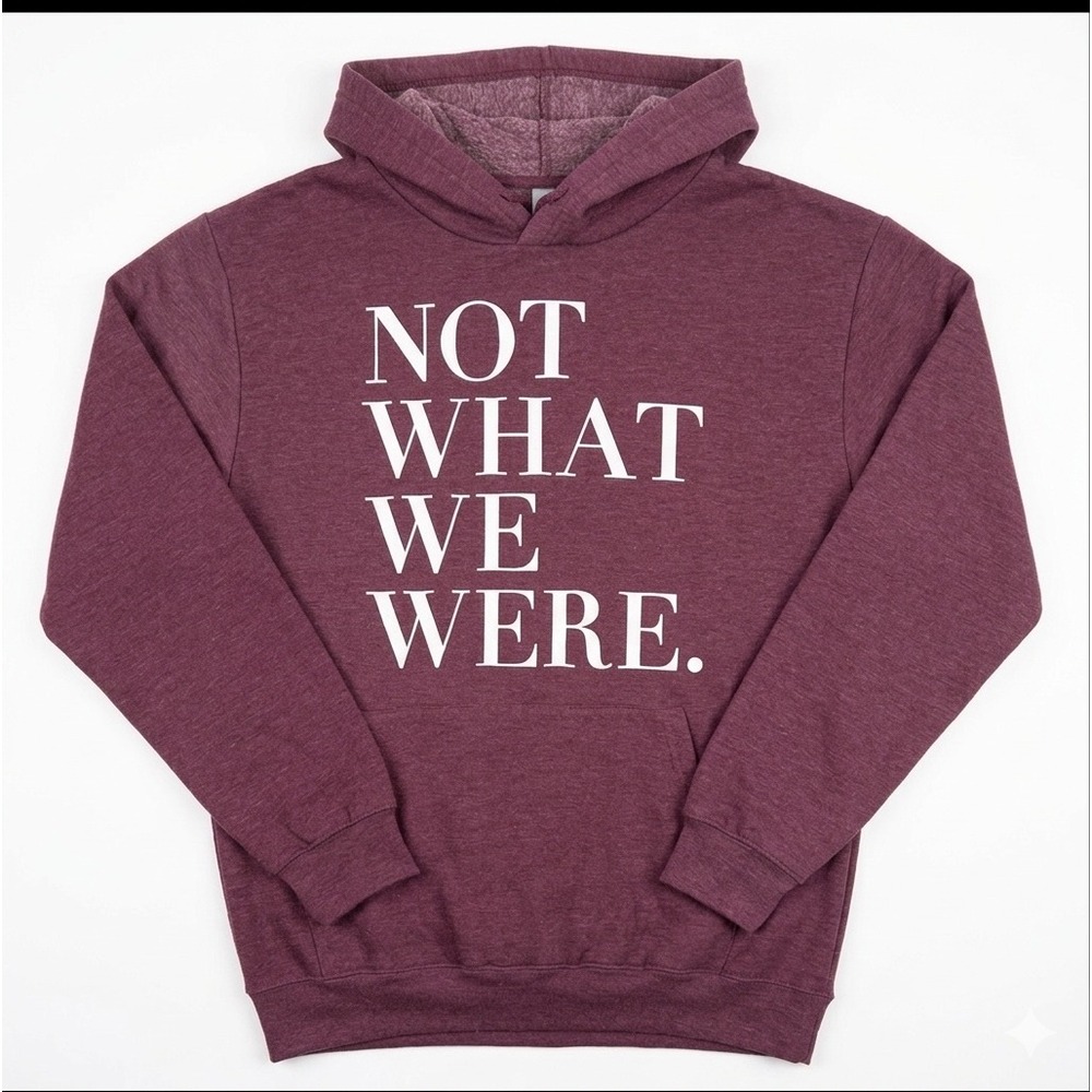 The Chosen TV Series Official Hoodie Sweatshirt 2X Burgundy Not What We Were